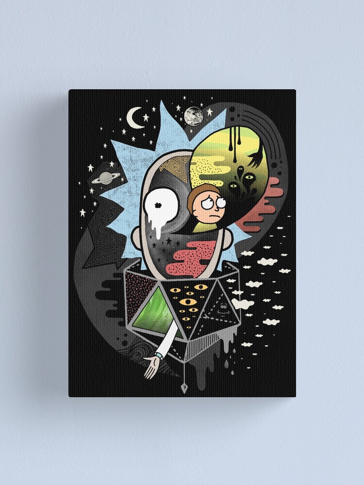 Alternate view of Rick Polarity Canvas Print