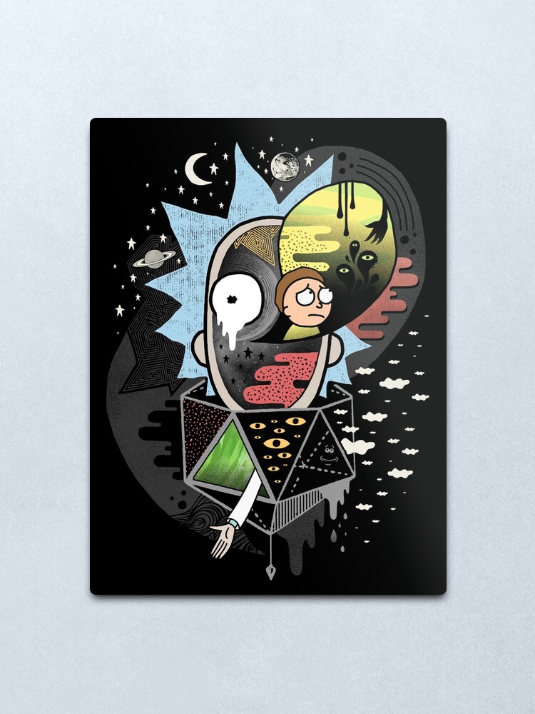 Alternate view of Rick Polarity Metal Print