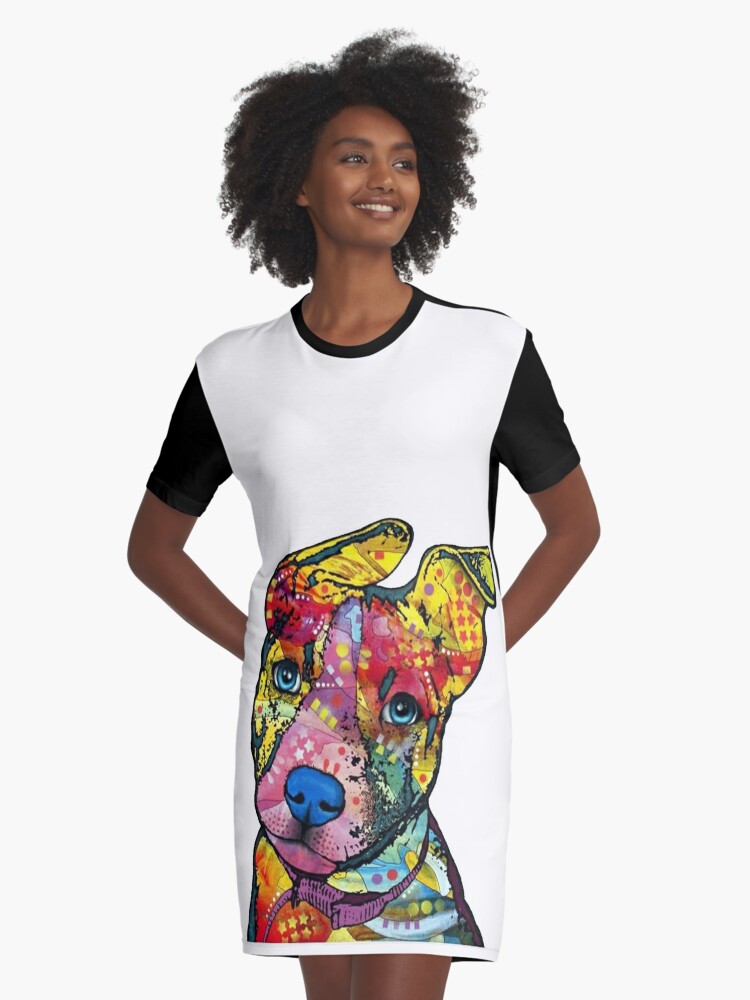 colourful t shirt dress