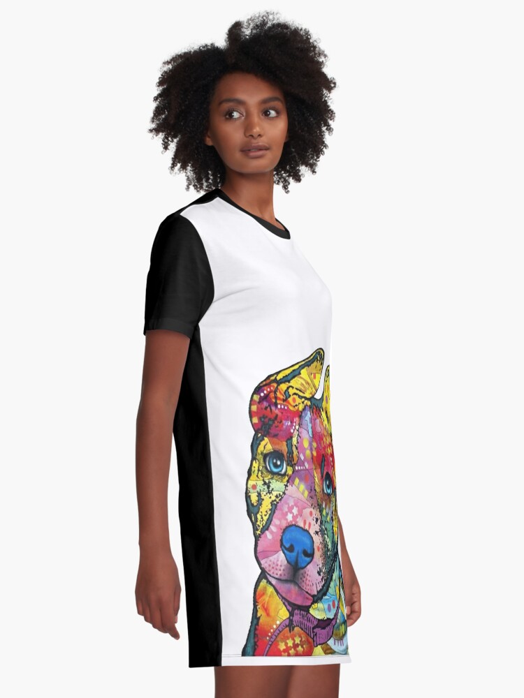 colourful t shirt dress