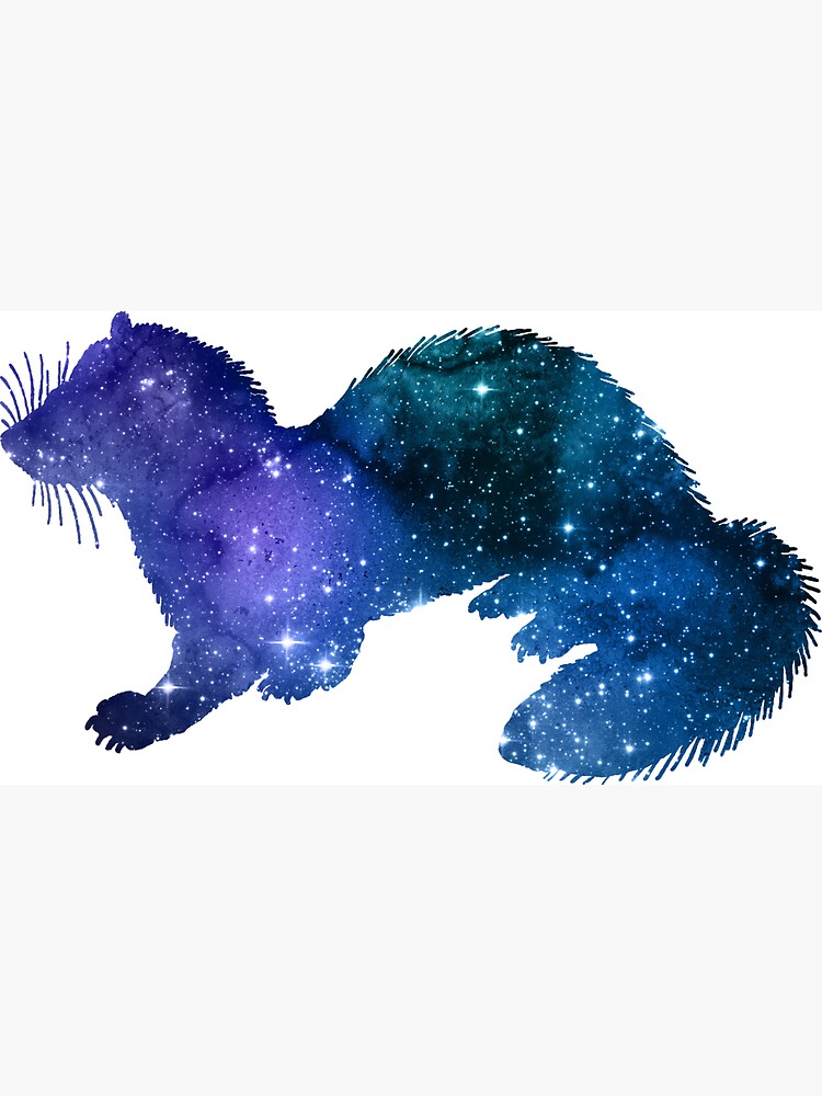 Ferret Silhouette by GwendolynFrost