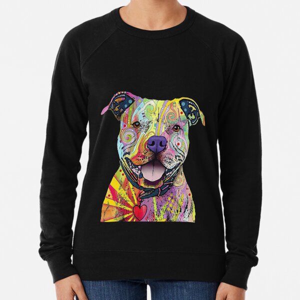 PitBull T-Shirts Colourful Pit Bulls T-Shirt Lightweight Sweatshirt