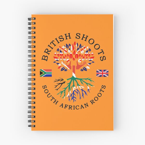 Item preview, South African Roots - British Shoots - Dark Text designed and sold by 4wordsmovement.