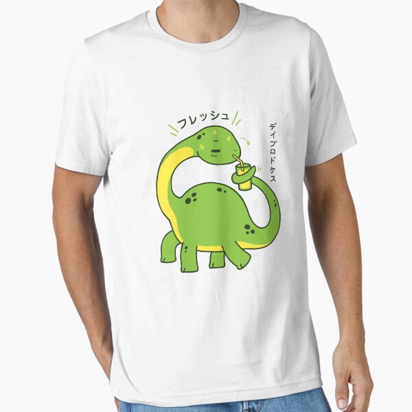 Item preview, Kawaii Diplodocus T-Shirt | Cute Japanese Dinosaur Tee designed and sold by dinosareforever.