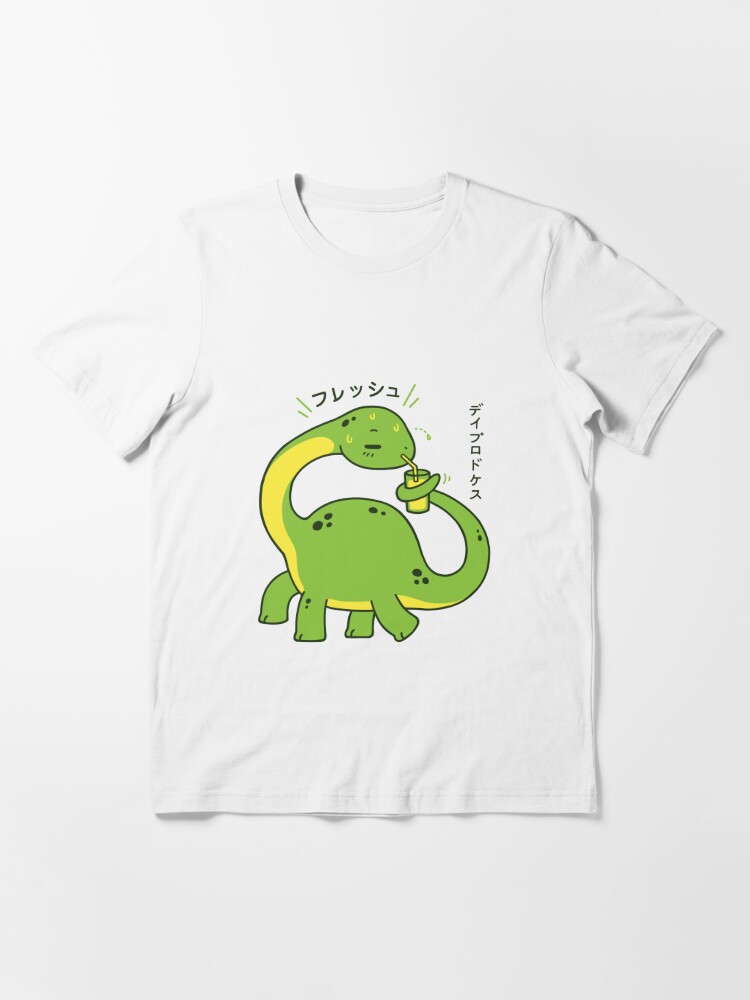 Kawaii Diplodocus T Shirt Cute Japanese Dinosaur Tee