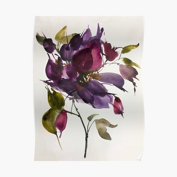 Clematis Poster