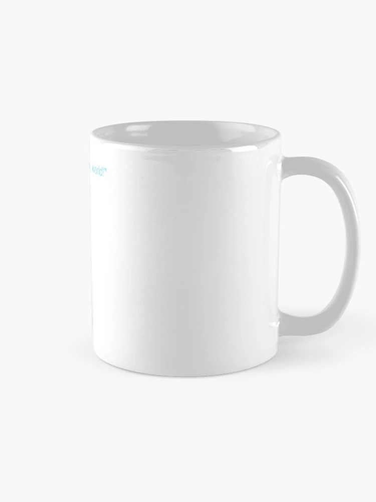 Thumbnail 3 of 6, Coffee Mug, JavaScript Hello World T-Shirt Program Code designed and sold by Rainwater Merch.