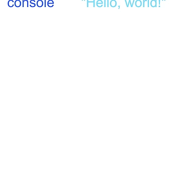Artwork thumbnail, JavaScript Hello World T-Shirt Program Code by Rainwater Merch