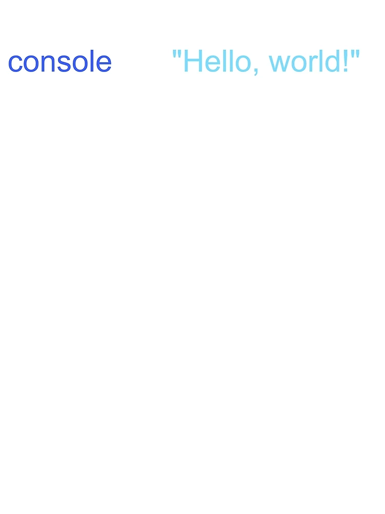 Thumbnail 3 of 3, Scarf, JavaScript Hello World T-Shirt Program Code designed and sold by Rainwater Merch.