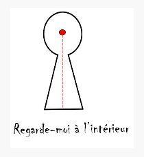 Look at me insipide Photographic Print