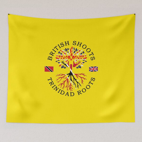 Item preview, Trinidad Roots - British Shoots - Dark Text designed and sold by 4wordsmovement.