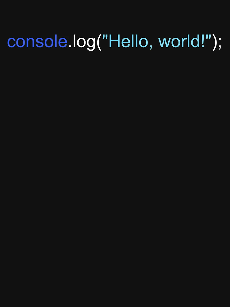 Thumbnail 6 von 6, Premium Oversized Pullover, JavaScript Hello World Sweatshirt Programmcode designt und verkauft von Rainwater Merch.