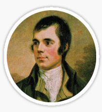 Robert Burns design celebration gift for Burns Night Sticker