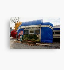 Blue Benn Diner Canvas Print