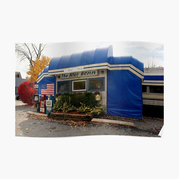 Blue Benn Diner Poster