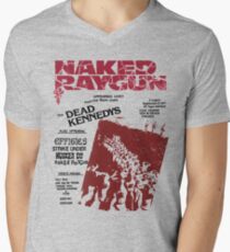 Chicago C.o.d. clubshow flyer 80's hardcore effigies, T-Shirt mit V-Ausschnitt für Männer
