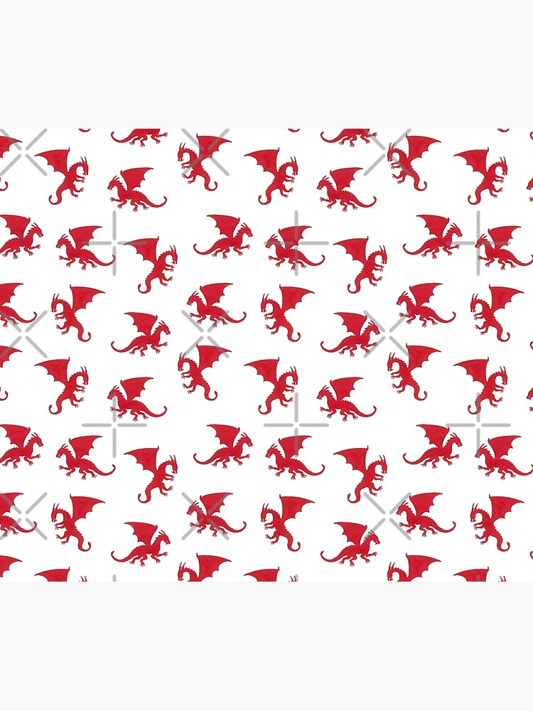 Red Dragons Pattern by nadyanadya
