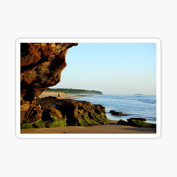 Peeking Outside the Cave - Caves Beach Sticker