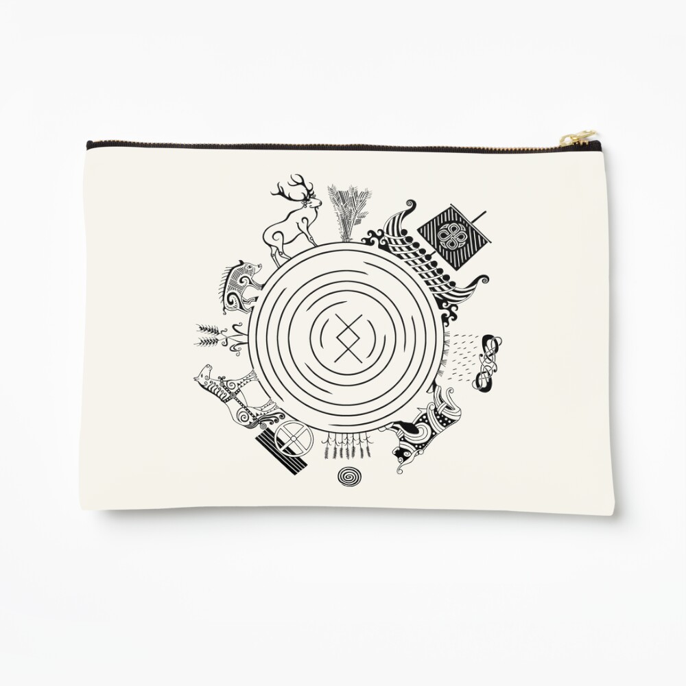Freyr - God of the World Zipper Pouch