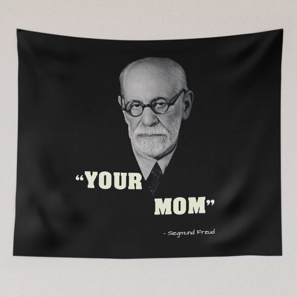 Item preview, Siegmund Freud Inventor of your mother jokes designed and sold by Quentin1984.