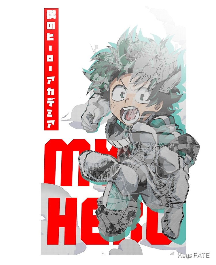 Izuku Midoriya 僕のヒーローアカデミア 緑谷出久 My Hero Academia Ipad Case Skin By Okibakey Redbubble