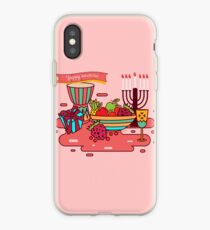 Vinilo o funda para iPhone kwanzaa feliz rosa