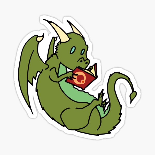 Book Wyrm Sticker