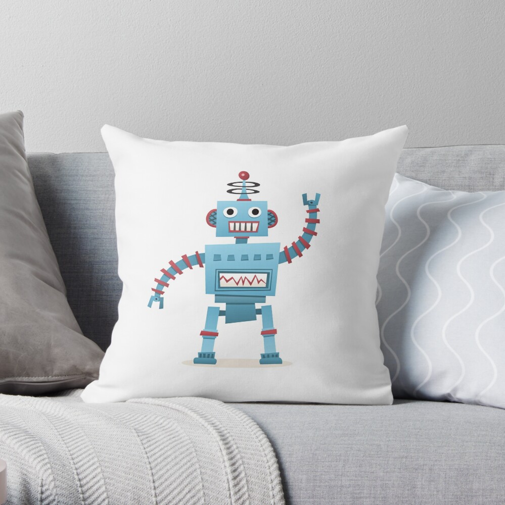 Carte de vœux for Sale avec l'œuvre « Dessin de robot jouet » de l'artiste  digsterdesigns