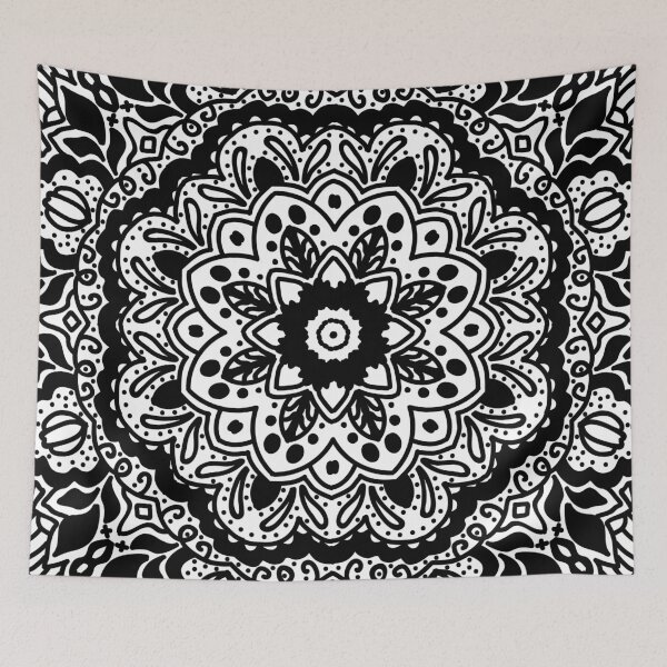 Item preview, Black and White Mandala designed and sold by aegisdesigns.