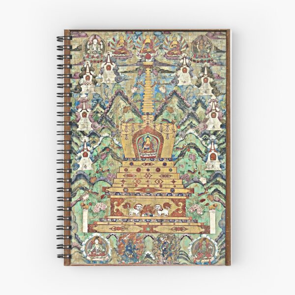 Item preview, Buddha Within a Stupa (Restored Tibetan Artwork) designed and sold by PromoteProgress.