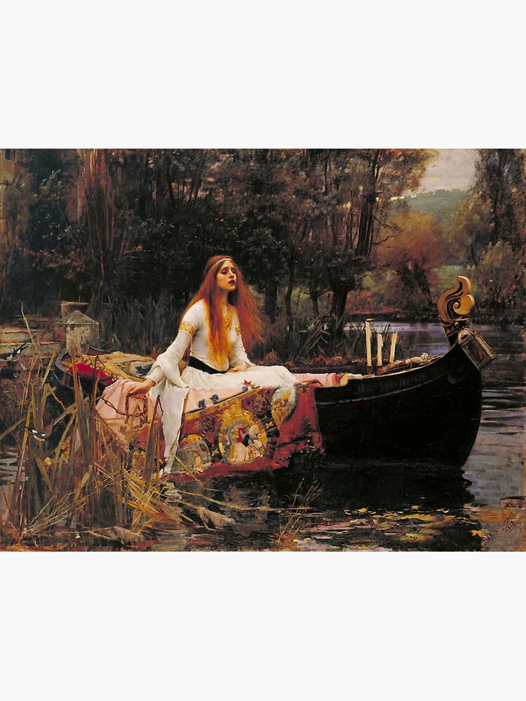Disover The Lady of Shalott Premium Matte Vertical Poster