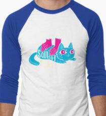 Squish that Cat! Men's Baseball ¾ T-Shirt