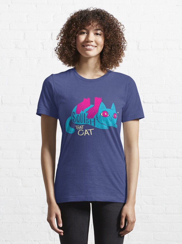 Alternate view of Squish that Cat! Essential T-Shirt