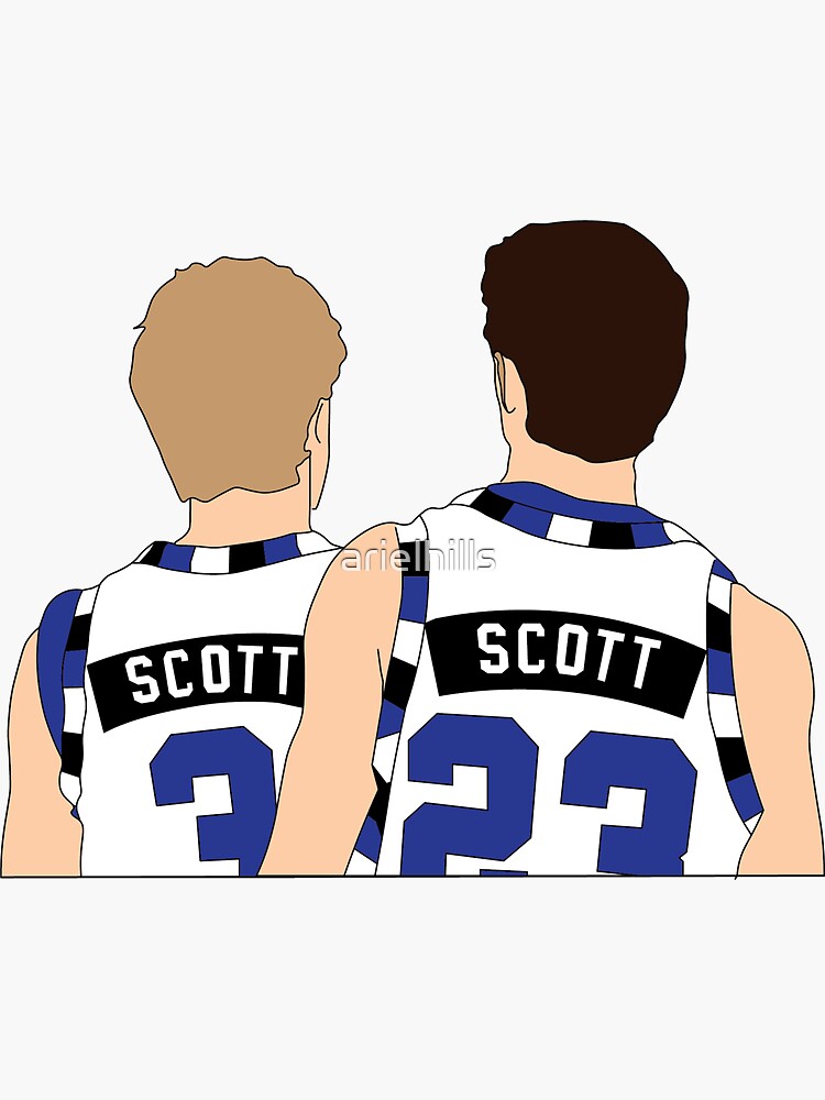 Thumbnail 3 of 3, Sticker, Scott Brothers Graphic One Tree Hill designed and sold by arielhills.