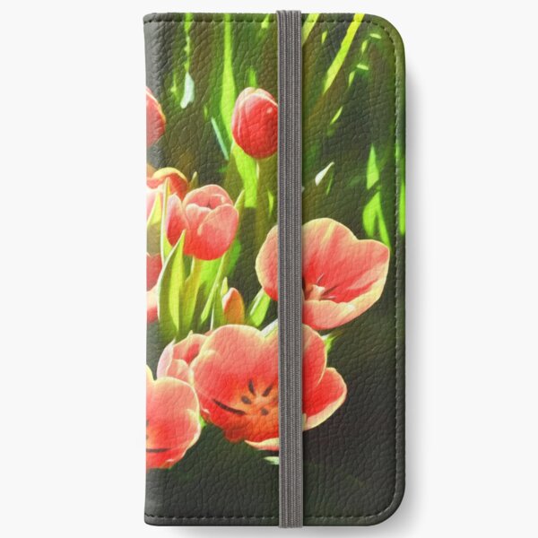 Tulips (digital painting) iPhone Wallet