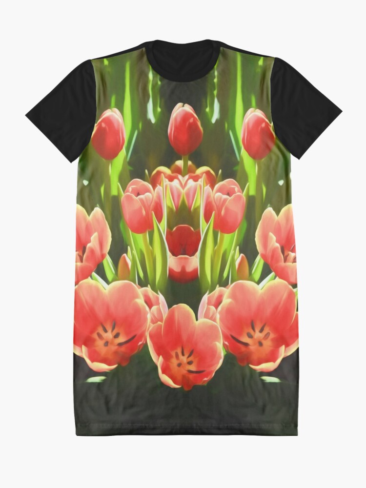Alternate view of Tulips (digital painting) Graphic T-Shirt Dress