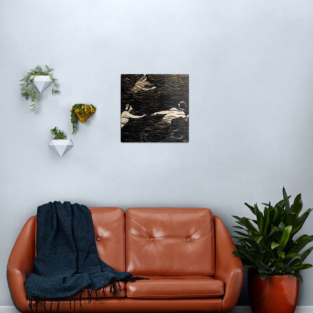 River Nymphs Metal Print