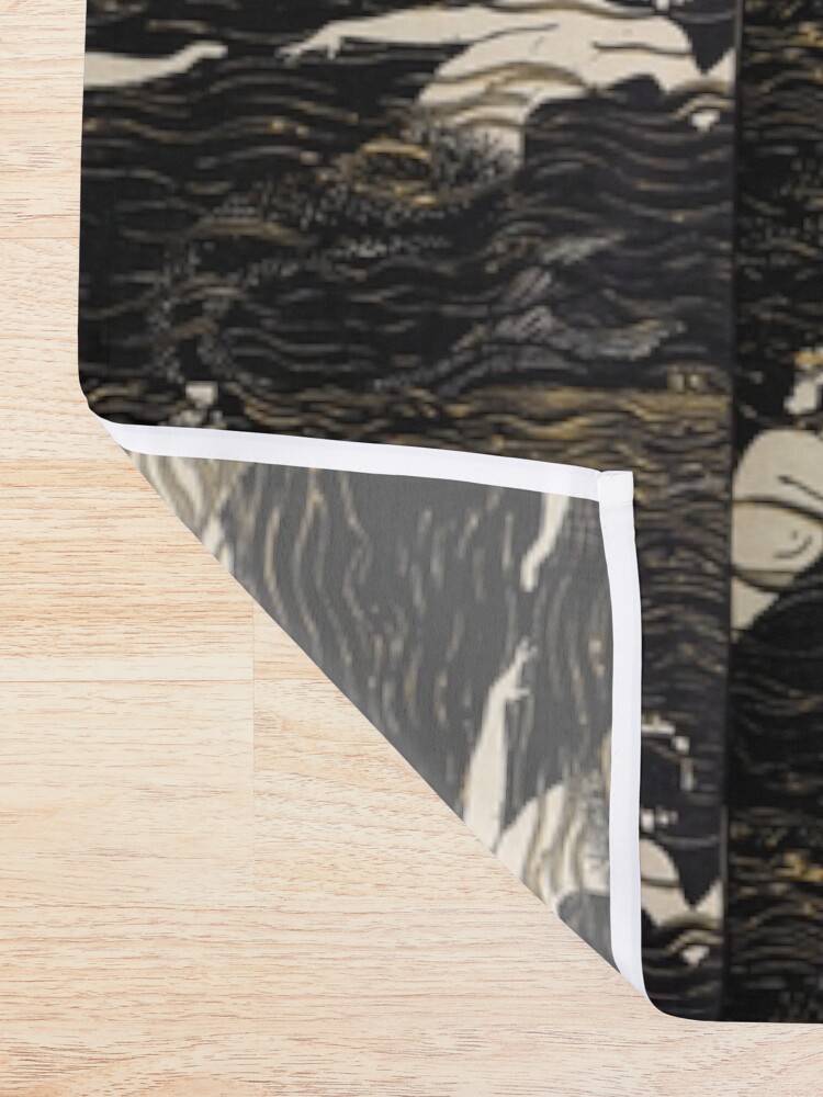 Alternate view of River Nymphs Shower Curtain