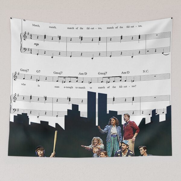 Item preview, Falsettos Sheet Music - March of the Falsettos designed and sold by JasonCurtis.