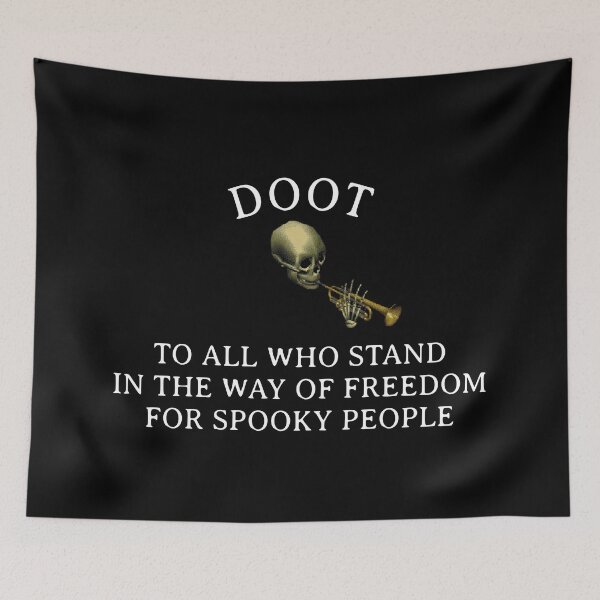 Item preview, Doot to all who stand in the way of freedom for the spooky people designed and sold by AntiCommodities.