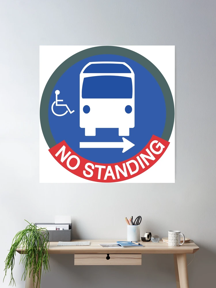 New York City Bus Stop Sign | Poster