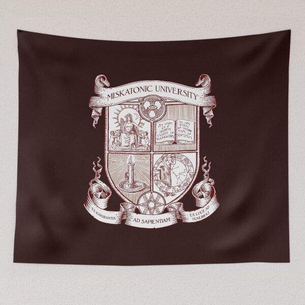 Item preview, Miskatonic University Coat of Arms designed and sold by Chaosium.
