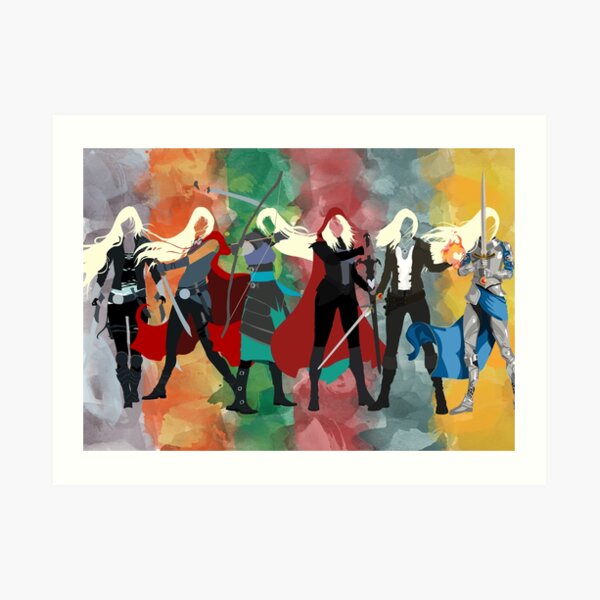 Throne of Glass Series Watercolor Art Print