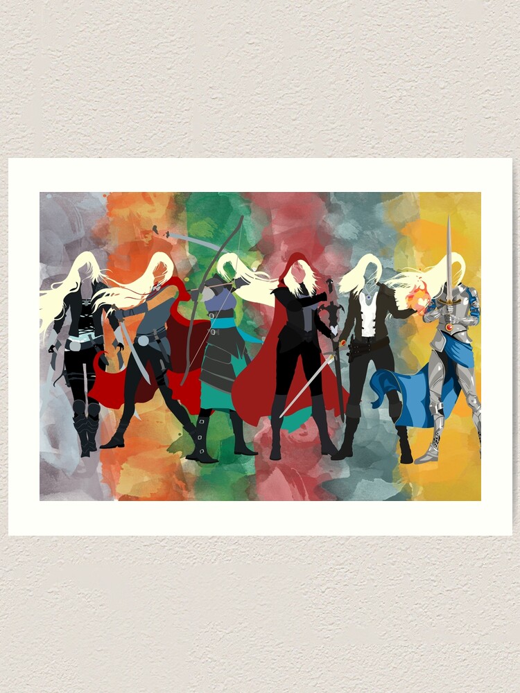 Alternate view of Throne of Glass Series Watercolor Art Print
