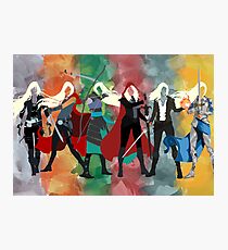 Thron aus Glas Serie Aquarell Fotodruck