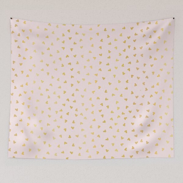 Item preview, Luxe Rose Gold Love Hearts Sprinkles Texture Pattern, Seamless Vector designed and sold by Limolida.