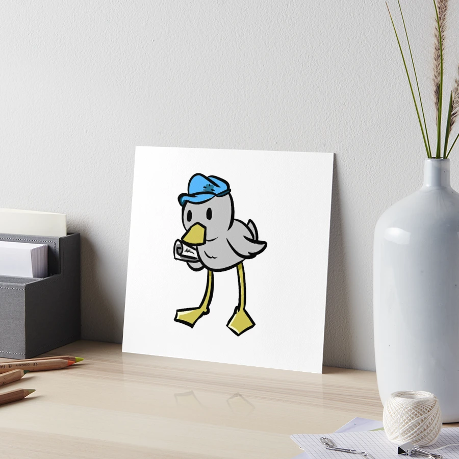 Paper Duck Art Board Print for Sale by zairse