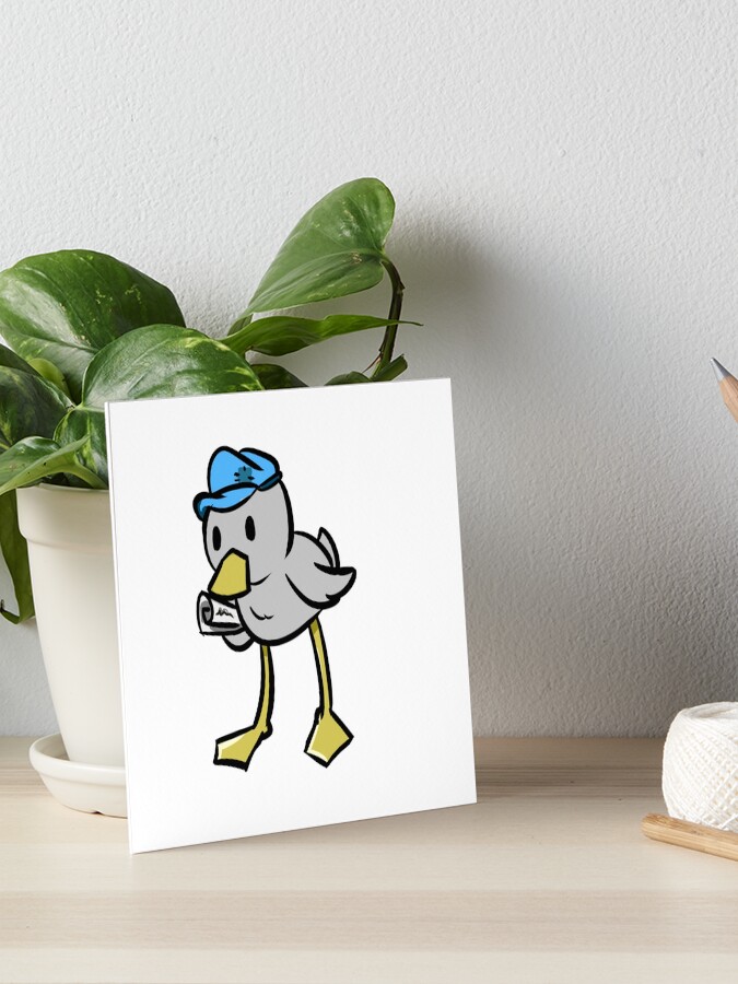 Paper Duck Art Board Print for Sale by zairse