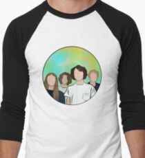 Calpurnia (watercolour) Men's Baseball Âľ T-Shirt