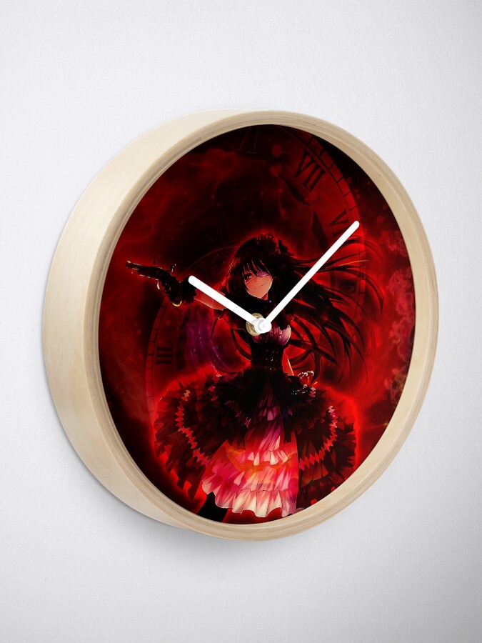 Kurumi Tokisaki Date A Live Clock for Sale by Spacefoxart
